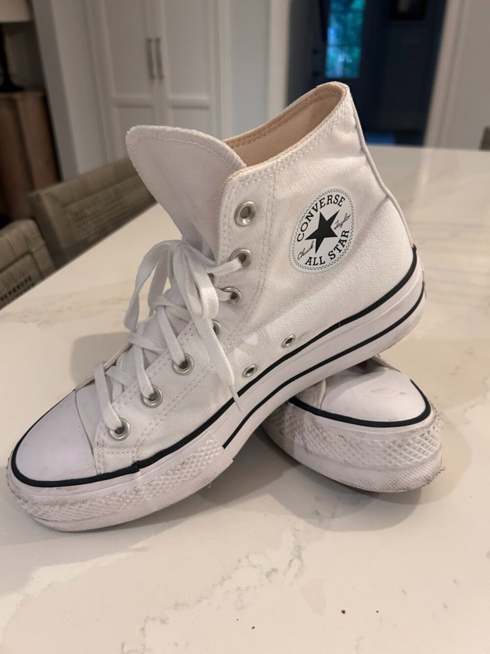 Converse Chuck Taylor All Star Lift Platform High Top, Sz 8